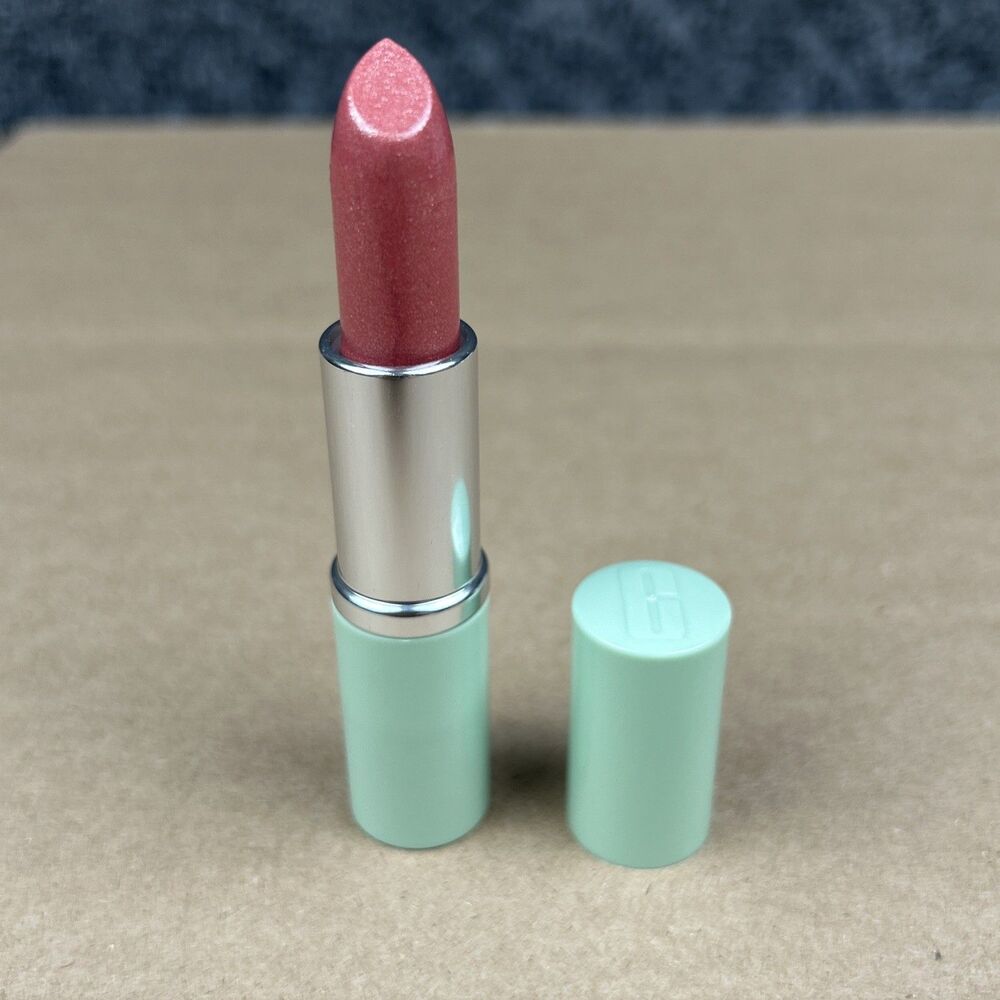 Clinique Colour Surge Bare Brilliance Lipstick Pink Beach Green Tube #22 NOS